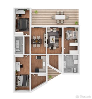 Rozostavaná stavba  4.izb. domu vo Vyšnom Klátove - 17