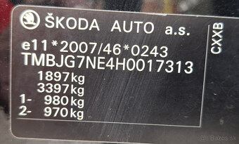 ŠKODA OCTAVIA COMBI 1,6 TDi r.v. 2016 - 17