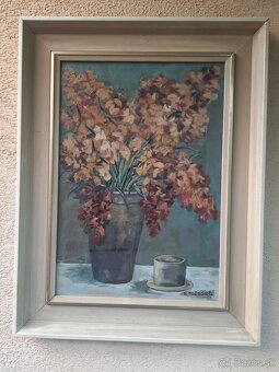 Obrazy olejomaľby na plátne staré obrazy - 17