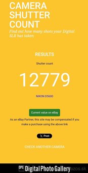 Nikon D5600 wifi BT - dotyk.dis. - VR objektiv AF-P 13tis.sn - 17