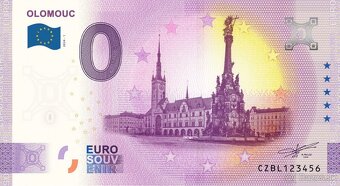 0 € / 0 euro souvenir bankovky - české - 17