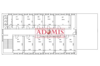 ADOMIS - prenájom kancelárie 22m2,vlastné parkovanie, Magnez - 17