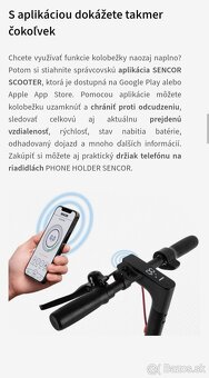 Sencor scooter kolobezka S30 s taskou - 17
