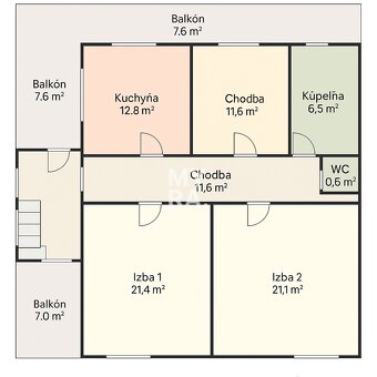Rodinný dom s rovinatým pozemkom 2970 m² - Lúčka, okres S - 17