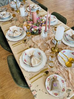 AKCIA krásna nepoužitá obedová súprava vhodná ako dar - 17