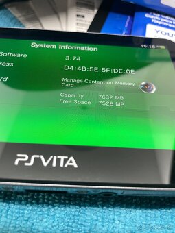 PS VITA PCH-1004 - OLED verzia +8GB - 17
