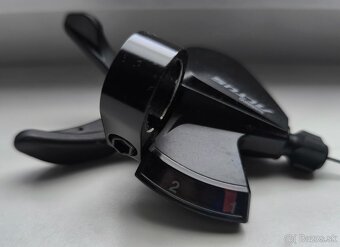 Predám komplet Shimano stred,kazeta,prehadzovačka,brzdy - 17