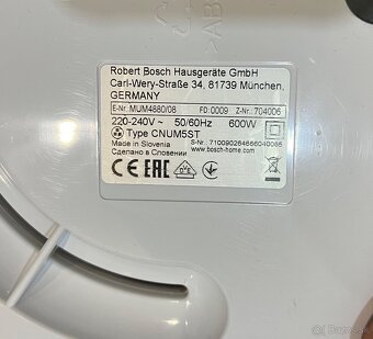 Bosch mum 4880/08 kuchynský robot 600w - 17