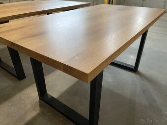 Masívny dubový stôl - Jedálenský - 17