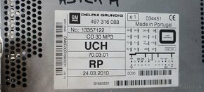 Diely na Opel Astra H Zafira B 1.9 CDTI a ine modely - 17