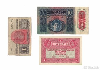 Zbierka bankoviek - Poľsko, Juhoslávia, Srbsko, Rakúsko Uhor - 17