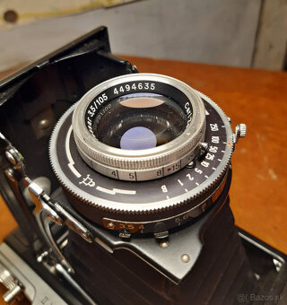 měchový fotoaparát Ercona II, Carl Zeiss Tessar, TOP stav - 17