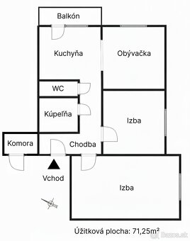 Prenájom 3-izbový byt, J. Jesenského 10, Senec, 71,25 m2 - 17