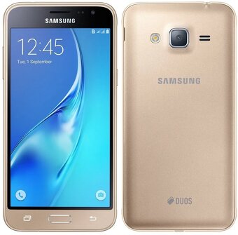 Samsung Galaxy J3 zlatý – super stav - 17