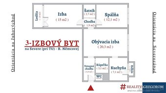 Zrekonštruovaný 3-izbový byt v širšom centre / blízko TU / - 17