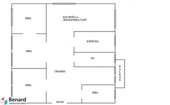 NA PRENÁJOM 3,5 IZ. BYT, PREŠOV, LESÍK DELOSTRELCOV - 17
