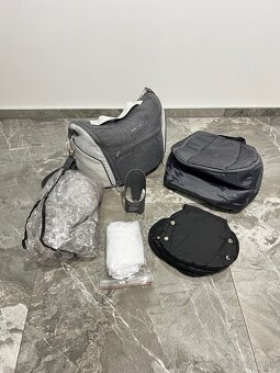 Kočík Bebetto bresso grey 22 + vajičko Bobostello Mars - 17