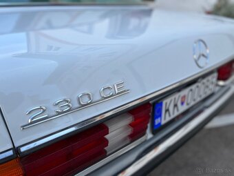 Mercedes Benz 230CE C123 Coupe /w123 - rv 1982 Biele SPZ - 17