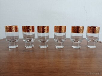 Rôzne retro sada sklenených pohárov - 17