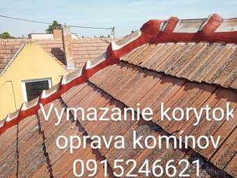 Vymazávanie korýtok oprava komínov 0915246621 - 17