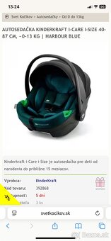 Autosedačka Kinderkraft i-care i-size - 17