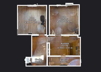 Predaj 2 izbový dom Valaská Belá pozemok 605 m2 - 17