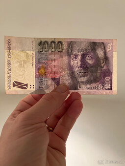 Slovenské bankovky 1000 SK so znakom - 17