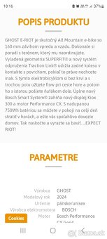 Predám ebike Ghost Eriot AM universal - 17