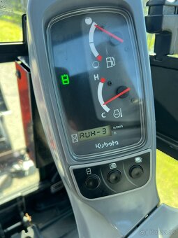 Minibagr Kubota KX019-4 hyd.podvozek, AUX, 3xlžíce - 17