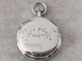 Zajímavé staré německé kapesní stopky Junghans 1/10s. - 17