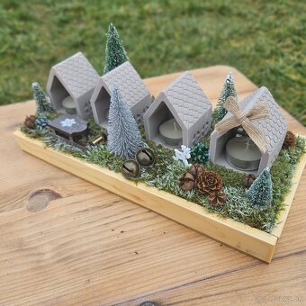 Adventné svietniky a machové obrazy - 17