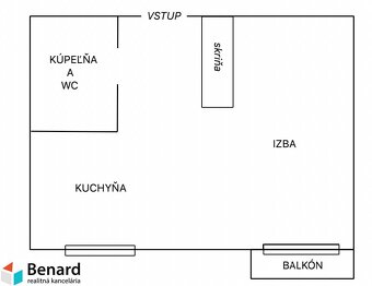 NOVINKA NA PREDAJ GARSÓNKA,24 M2,ŠIRŠIE CENTRUM MESTA PREŠOV - 17