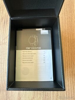 Garmin Fenix 5X Plus Sapphire, Slate Gray, Leather band - 17