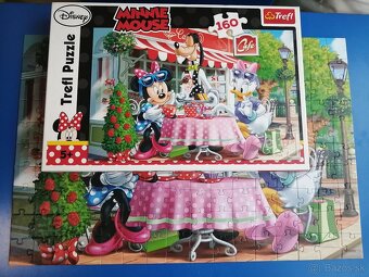 Puzzle Hľadá sa Dory, Macko PU, Bambi, Minnie, Ebchantimals - 17