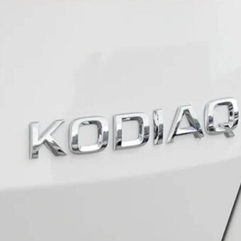 ŠKODA nápisy ČIERNE / CHROMOVE - 17