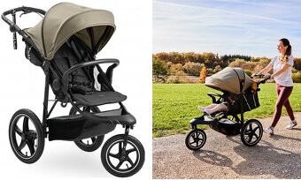 Hauck Runner 3 olive green kočík bugina - 17