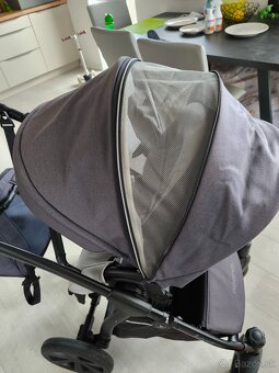 Kočík Noordi Fjordi 2v1 Jeans Blue s príslušenstvom - 17