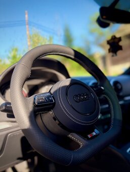 VOLANT AUDI KOŽENÝ MULTIFUNKCNY + s AIRBAGOM - 17