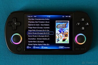 Nová konzola Anbernic RG40XX H WiFi Black ▬ Super SONY PSP - 17