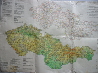 3 x mapy - ČESKOSLOVENSKÁ REPUBLIKA - 2,50 € - 17