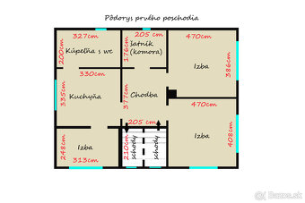 DOHODA / MUROVANÝ RODINNÝ DOM / BRUSNO / POZEMOK 808 m2 - 17