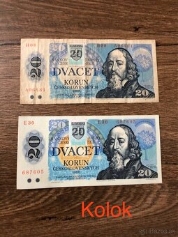 Bankovky PROTEKTORÁT a ČSR 2 - 17