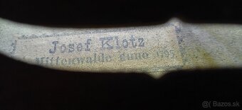 Staré Nemecké husle4/4 Klotz - 17
