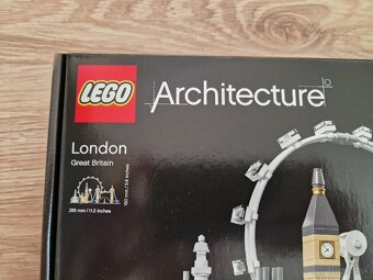 Neotvorené zapečatene Lego Achitecture London 21034 - 17
