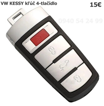 Náhradný obal kľúča SEAT VW ŠKODA - 17