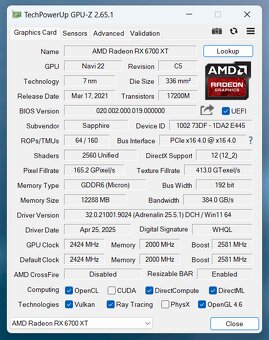 5900x, 64GB @3000MHz, 6700XT 12GB, 1TB WD SN850X - 17