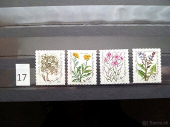 Poštové známky č.497 - FAUNA, flóra, rôzne - 20 sérií - 17