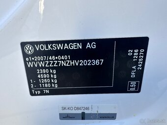 VW SHARAN 2.0 TDI / 110 kw / model 2017 / el.ťažné - 17