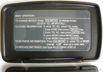 Rretro kalkulačky a digitálny diár - 17