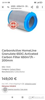 Carbon Active filtre nové - 17